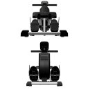 SportTronic Rudergerät - ST-X8 - Magnet Rudergerät leise, Doppelgleitschiene, 16 Widerstandsstufen, LCD-Computer, klappbar, Ganzkörpertraining bis 120 kg