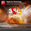 TurboTronic Heißluftfritteuse XXL – 11 L vertikale Doppelkammer Heißluftfritteuse 2 × 5,5 L DualZone, platzsparendes Double-Stack-Design AirFryer inkl. Silikoneinlagen, fettarmes Frittieren ohne Öl, schwarz