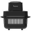 TurboTronic Heißluftfritteuse 6  L - AFG6 - 1600 W Glas Airfryer – Digitale Heißluft Fritteuse 50–180 °C 7 Programme Touch-Display Air Fryer Heißluftofen BPA-frei
