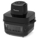 TurboTronic Heißluftfritteuse 6  L - AFG6 - 1600 W Glas Airfryer – Digitale Heißluft Fritteuse 50–180 °C 7 Programme Touch-Display Air Fryer Heißluftofen BPA-frei