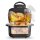 TurboTronic Heißluftfritteuse 6  L - AFG6 - 1600 W Glas Airfryer – Digitale Heißluft Fritteuse 50–180 °C 7 Programme Touch-Display Air Fryer Heißluftofen BPA-frei
