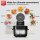 TurboTronic Heißluftfritteuse 6  L - AFG6 - 1600 W Glas Airfryer – Digitale Heißluft Fritteuse 50–180 °C 7 Programme Touch-Display Air Fryer Heißluftofen BPA-frei