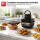 TurboTronic Heißluftfritteuse 6  L - AFG6 - 1600 W Glas Airfryer – Digitale Heißluft Fritteuse 50–180 °C 7 Programme Touch-Display Air Fryer Heißluftofen BPA-frei