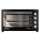 TurboTronic XXL Tischbackofen - EVS60 - 60 Liter mit Umluft und Drehspieß, Edelstahl, inkl. 2x Backblech, 2500W Elektrobackofen XL Kompakt Ofen mit Timer & Innenbeleuchtung