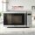 TurboTronic TT-MW20 Digitale Mikrowelle | 700W 20L Edelstahl-Look | 5 Leistungsstufen, 8 Automatikprogramme, Schnellstart, LED-Display & Kindersicherung