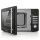 TurboTronic TT-MW20 Digitale Mikrowelle | 700W 20L Edelstahl-Look | 5 Leistungsstufen, 8 Automatikprogramme, Schnellstart, LED-Display & Kindersicherung