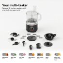 TurboTronic 1900 W digitale Küchenmaschine - FP900 - 1,2L Zerkleinerer Zitruspresse Mixer Schwarz