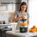 TurboTronic 1900 W digitale Küchenmaschine - FP900 - 1,2L Zerkleinerer Zitruspresse Mixer Schwarz