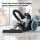 TurboTronic Zyklon-Staubsauger – TT-CV13 – beutelloser Bodenstaubsauger, 700 W, 18 kPa Saugkraft, 2,5-l-Staubbehälter, HEPA-Filter, 16 m Aktionsradius, Schwarz/Blau
