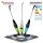 TurboTronic StormStick  800 Watt - VS9 -  StormStick Stiel Staubsauger & Handstaubsauger mit MIF Filter und 5 Meter Kabel 19kPA, Zyklon Technologie Stabstaubsauger Bodensauger Stielstaubsauger