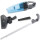 TurboTronic StormStick  800 Watt - VS9 -  StormStick Stiel Staubsauger & Handstaubsauger mit MIF Filter und 5 Meter Kabel 19kPA, Zyklon Technologie Stabstaubsauger Bodensauger Stielstaubsauger Blau/Schwarz