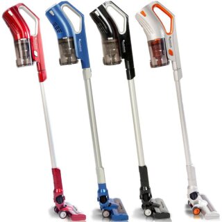 TurboTronic 22.2 V Akku Staubsauger VS-280  LI-ION Multi-Zyklon mit rotierender Bodenbürste Handstaubsauger Stiel Akku Sauger Bodensauger