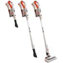 TurboTronic 22.2 V Akku Staubsauger VS-280  LI-ION Multi-Zyklon mit rotierender Bodenbürste Handstaubsauger Stiel Akku Sauger Bodensauger