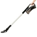 TurboTronic 22.2 V Akku Staubsauger VS-280  LI-ION Multi-Zyklon mit rotierender Bodenbürste Handstaubsauger Stiel Akku Sauger Bodensauger Schwarz